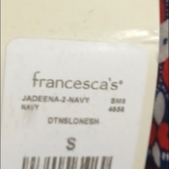 Francesca’s Maxi Dress.  Style Jadeen Size Small  shoulder. - Picture 15 of 15